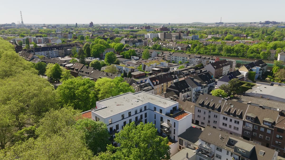 Drohnenaufnahme der Tagespflege am Kaiserberg