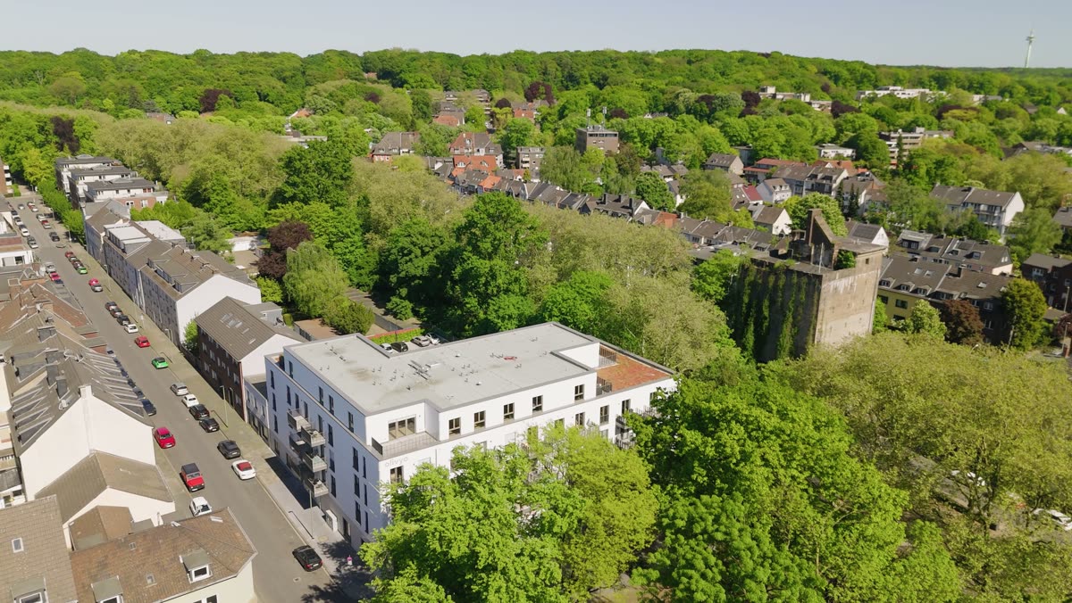 Drohnenaufnahme der Tagespflege am Kaiserberg