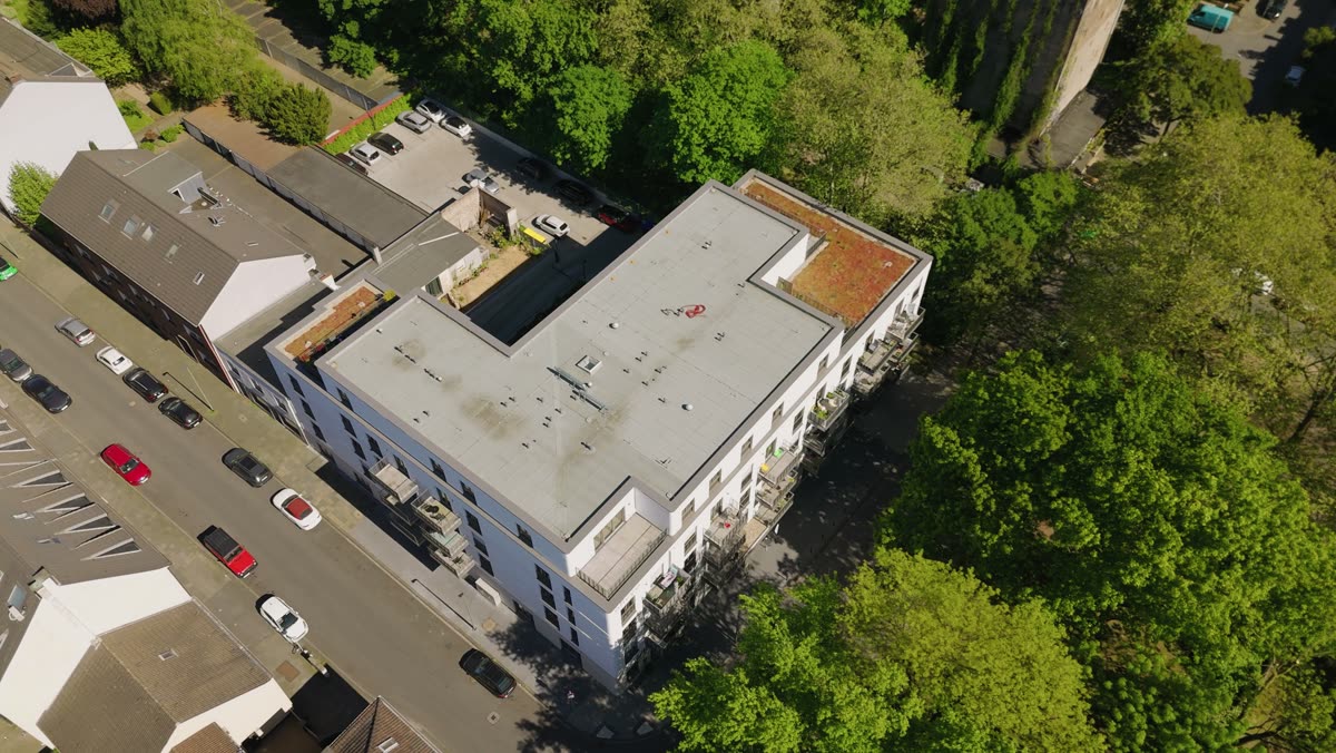 Drohnenaufnahme der Tagespflege am Kaiserberg
