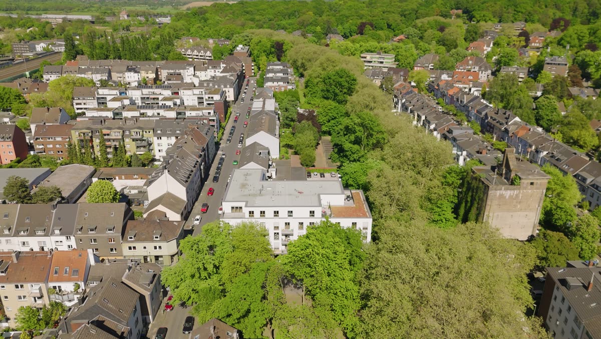 Drohnenaufnahme der Tagespflege am Kaiserberg